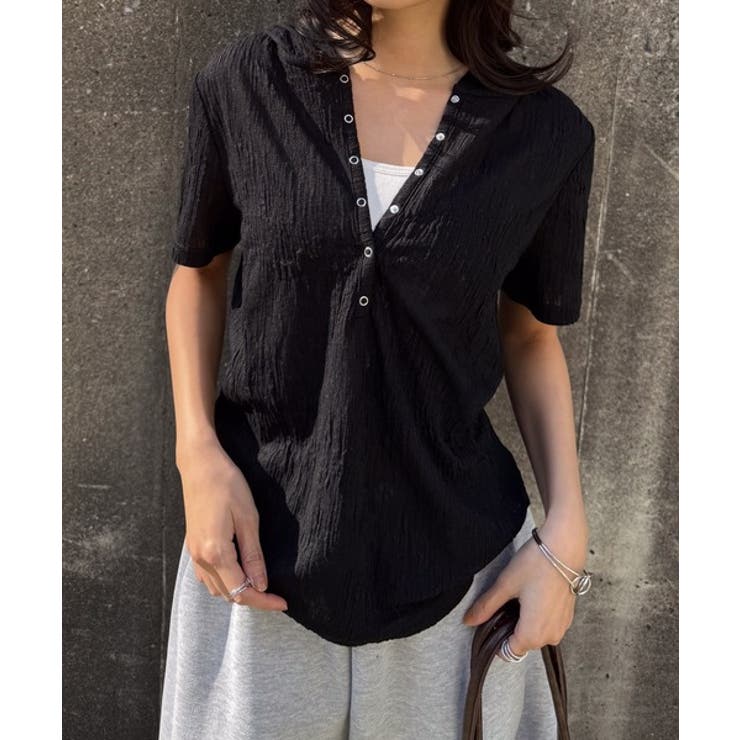 シアースラブヘンリーネックフーディー | RANAN | 詳細画像2 