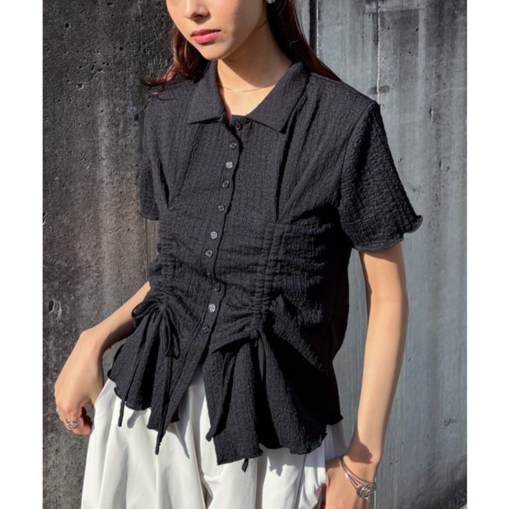 ブラック | ドロストデザインカットソー | RANAN