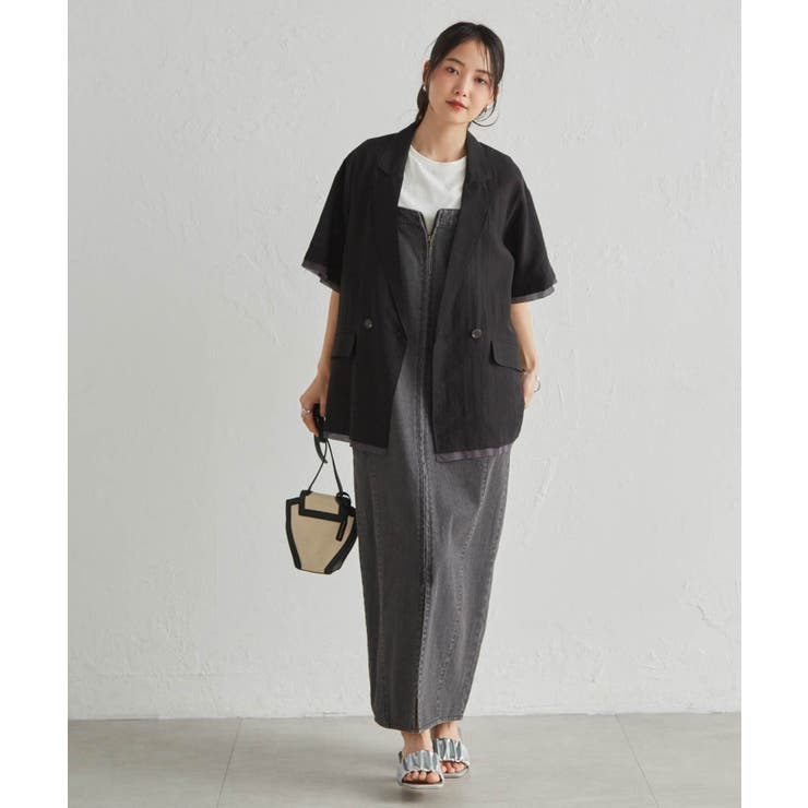 ハーフスリーブシアーシャツジャケット | RANAN | 詳細画像14 