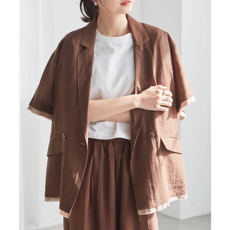 ハーフスリーブシアーシャツジャケット | RANAN | 詳細画像17 