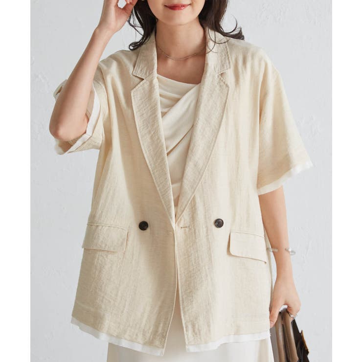 ハーフスリーブシアーシャツジャケット | RANAN | 詳細画像23 