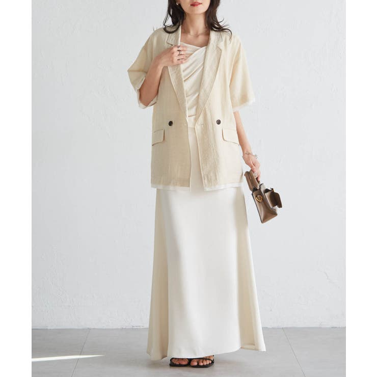 ハーフスリーブシアーシャツジャケット | RANAN | 詳細画像28 