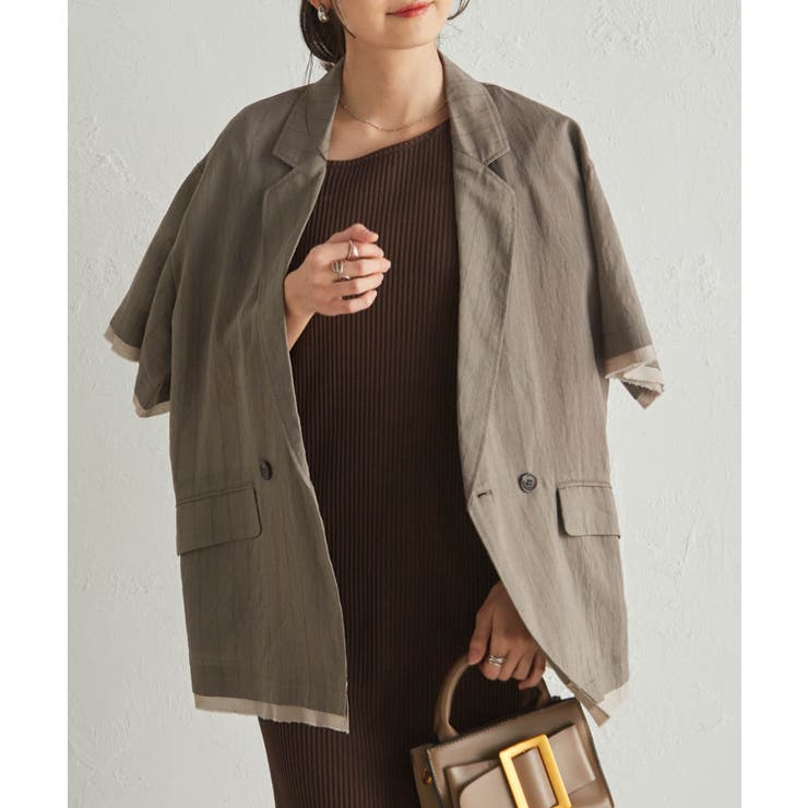 ハーフスリーブシアーシャツジャケット | RANAN | 詳細画像3 