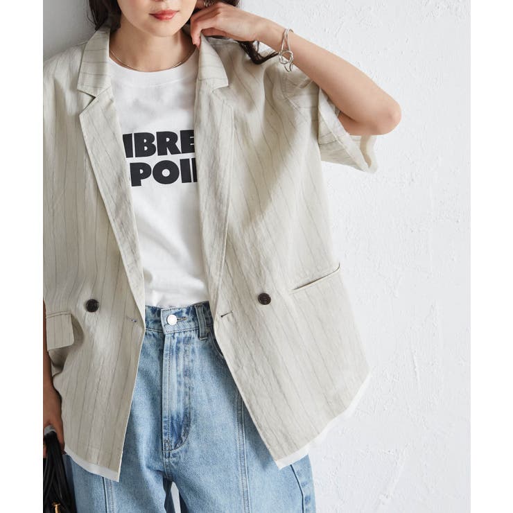 ハーフスリーブシアーシャツジャケット | RANAN | 詳細画像33 