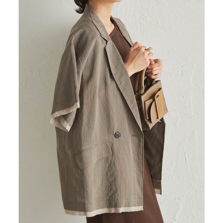 ハーフスリーブシアーシャツジャケット | RANAN | 詳細画像5 