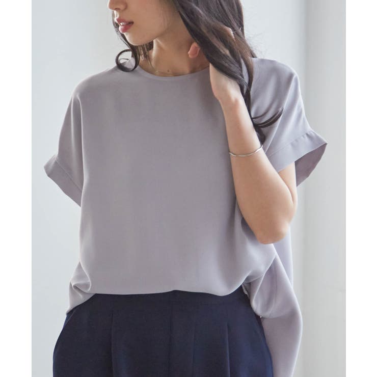 前後2WAYハーフジップブラウス | RANAN | 詳細画像23 