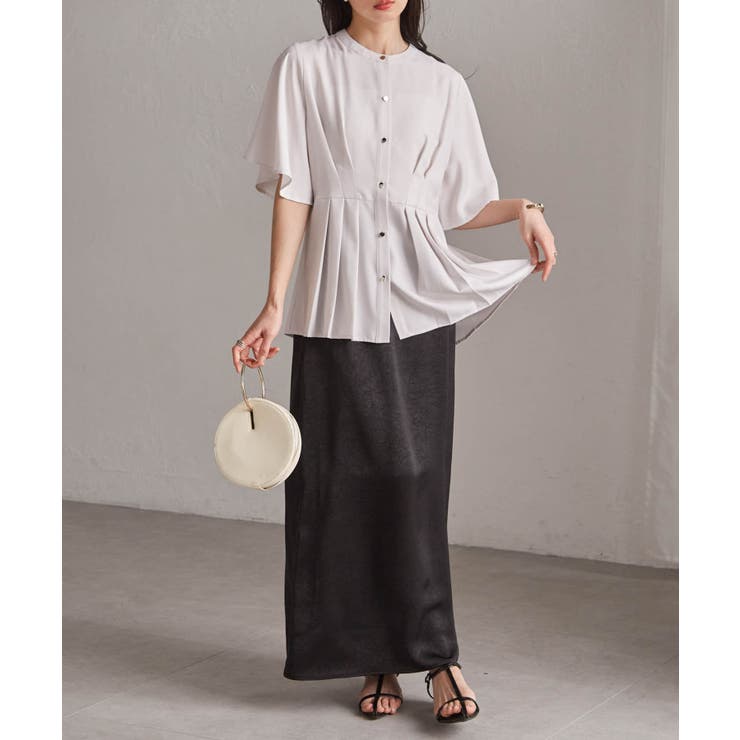 ウエストタックフレアブラウス | RANAN | 詳細画像28 