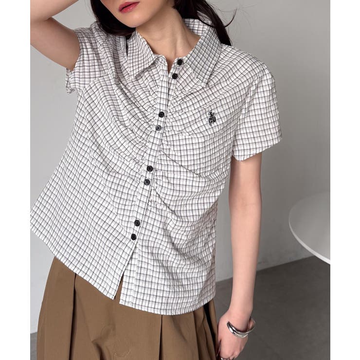 ホワイトケイチェック | ＜U.S.POLO ASSN.＞ シャーリングシャツ | RANAN