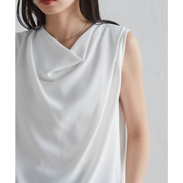 ノースリドレープブラウス | RANAN | 詳細画像4 