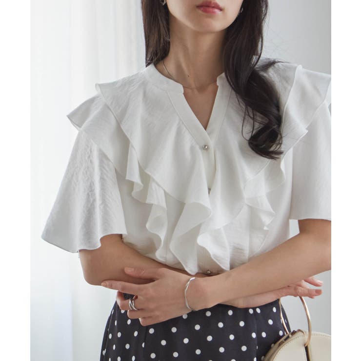 ラッフルフリルブラウス | RANAN | 詳細画像4 