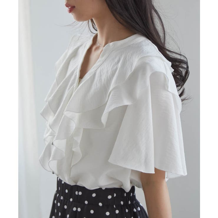 ラッフルフリルブラウス | RANAN | 詳細画像5 