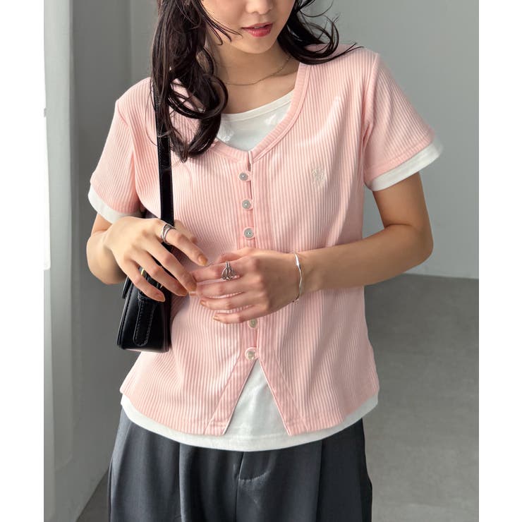 ＜U.S.POLO ASSN.＞バイカラーレイヤード風カットソーTシャツ | RANAN | 詳細画像17 