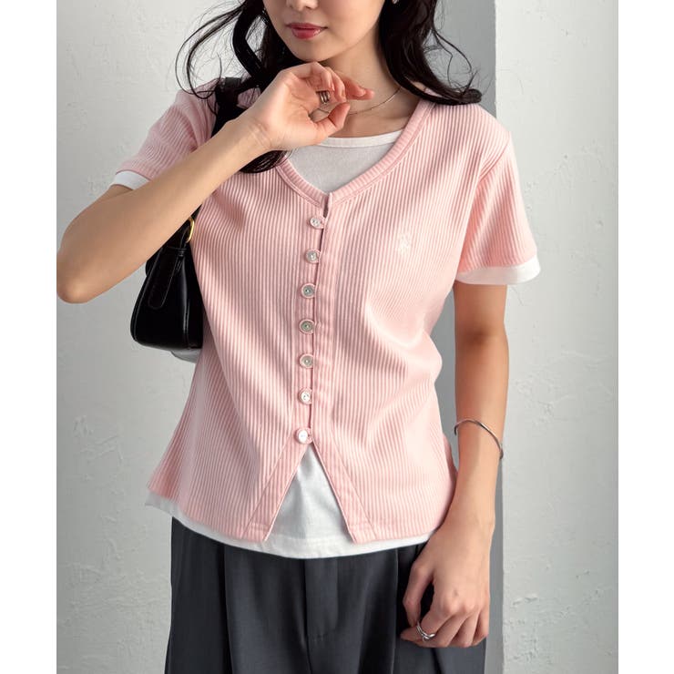 ＜U.S.POLO ASSN.＞バイカラーレイヤード風カットソーTシャツ | RANAN | 詳細画像18 