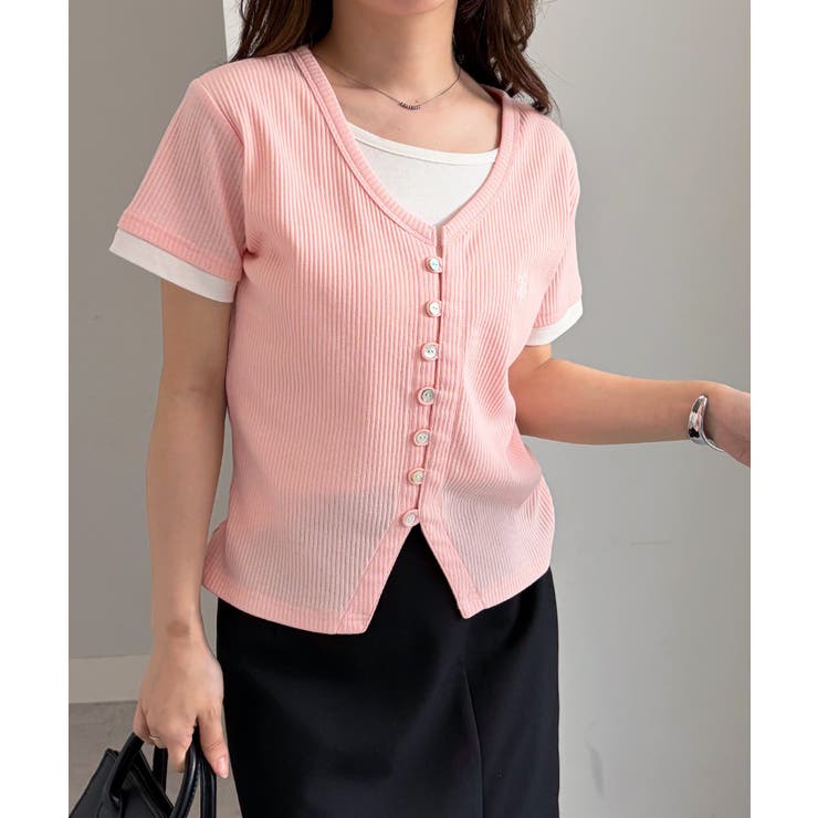 ＜U.S.POLO ASSN.＞バイカラーレイヤード風カットソーTシャツ | RANAN | 詳細画像26 