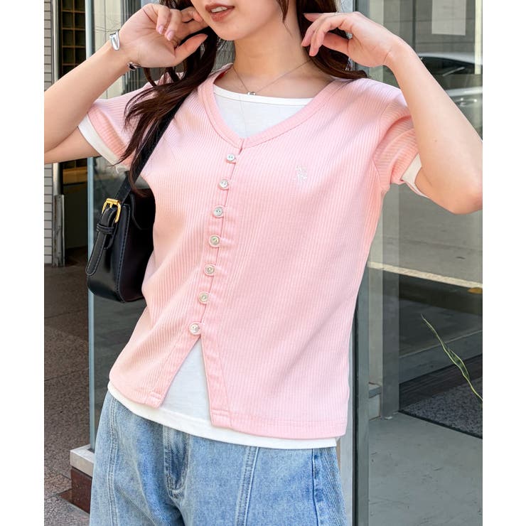 ＜U.S.POLO ASSN.＞バイカラーレイヤード風カットソーTシャツ | RANAN | 詳細画像33 