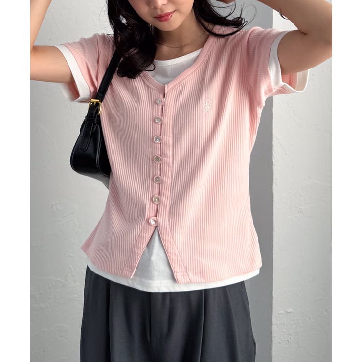 ピンクケイ | ＜U.S.POLO ASSN.＞バイカラーレイヤード風カットソーTシャツ | RANAN