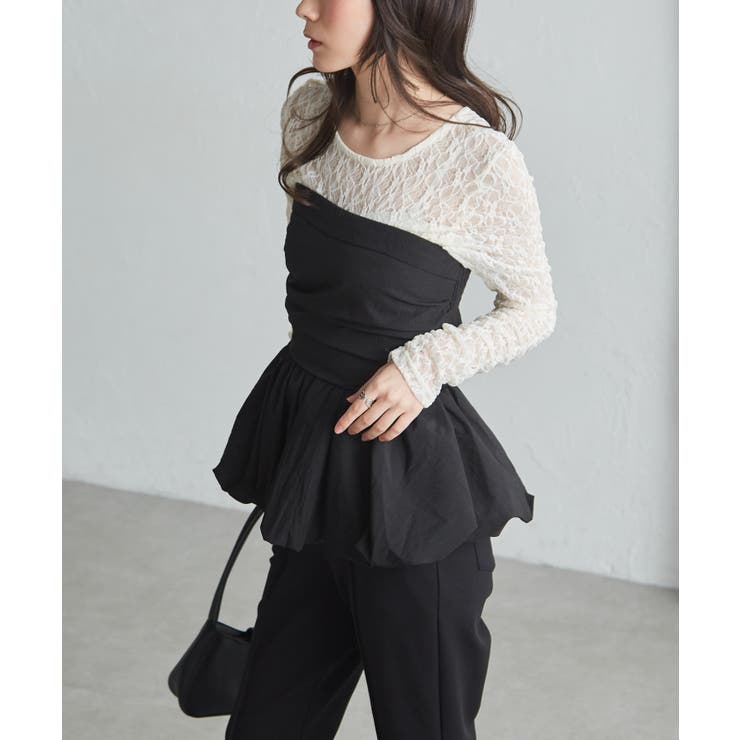 パッチワークレースTシャツ | RANAN | 詳細画像14 