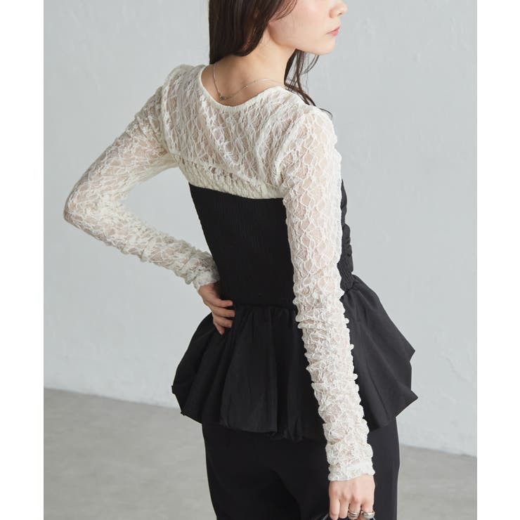 パッチワークレースTシャツ | RANAN | 詳細画像15 