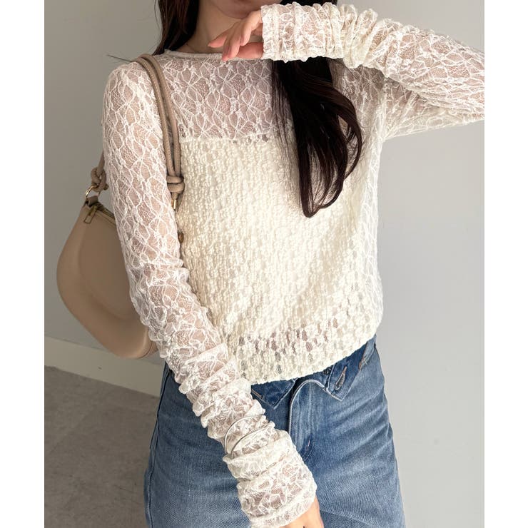 パッチワークレースTシャツ | RANAN | 詳細画像20 