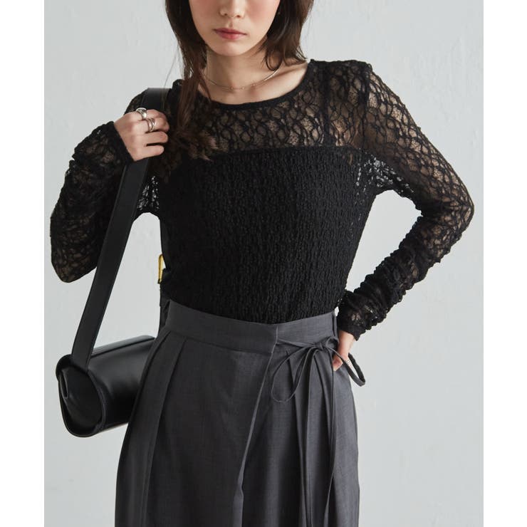 パッチワークレースTシャツ | RANAN | 詳細画像5 