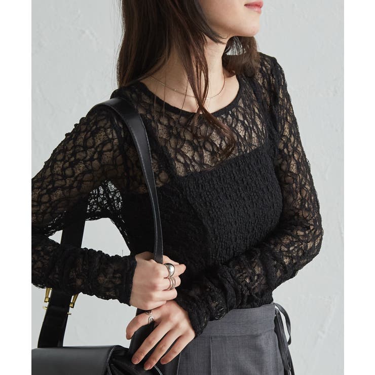 パッチワークレースTシャツ | RANAN | 詳細画像7 