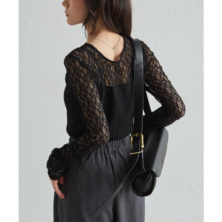 パッチワークレースTシャツ | RANAN | 詳細画像9 