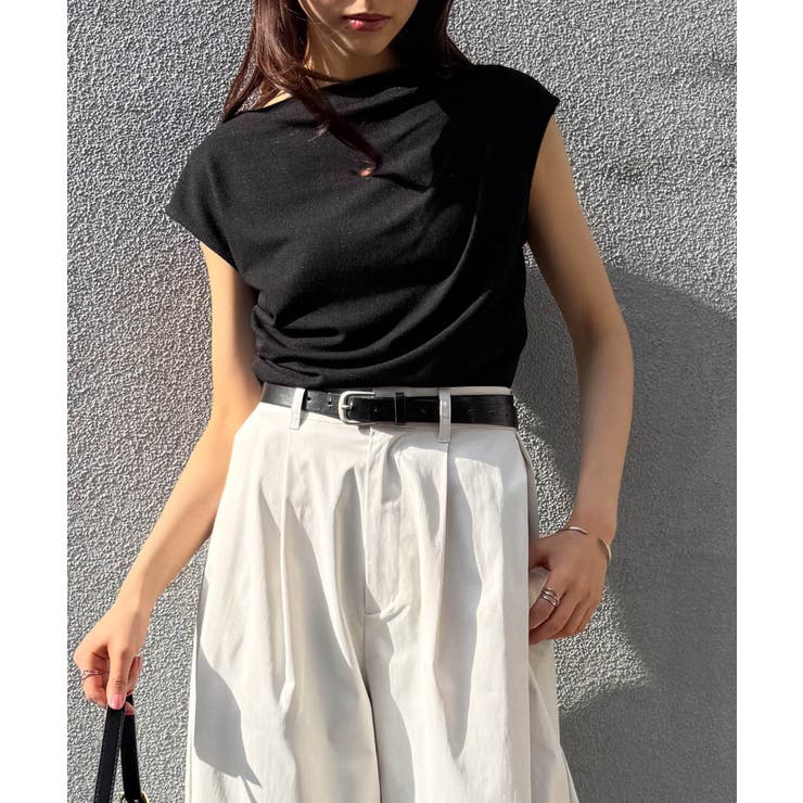 タックドレープフレンチスリーブTシャツ | RANAN | 詳細画像18 