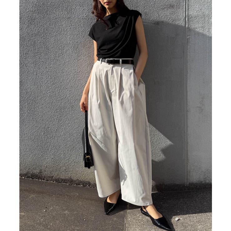 タックドレープフレンチスリーブTシャツ | RANAN | 詳細画像20 