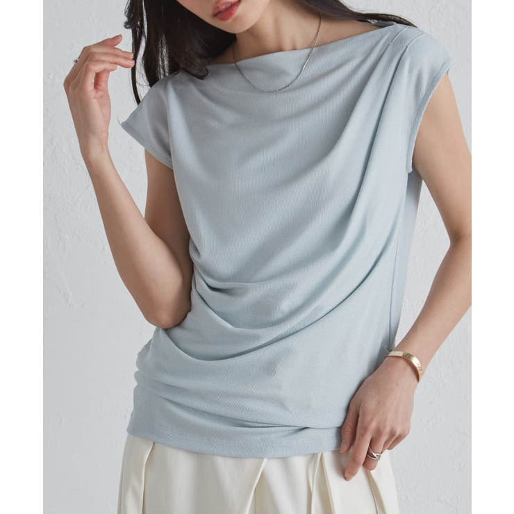 タックドレープフレンチスリーブTシャツ | RANAN | 詳細画像23 