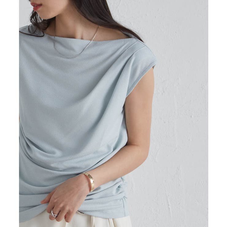 タックドレープフレンチスリーブTシャツ | RANAN | 詳細画像26 