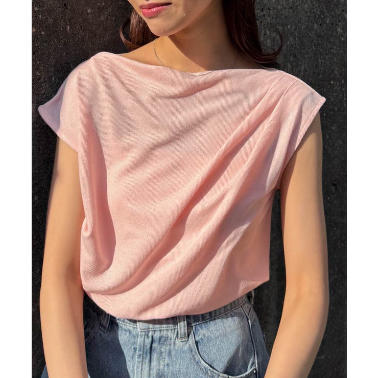 タックドレープフレンチスリーブTシャツ | RANAN | 詳細画像31 