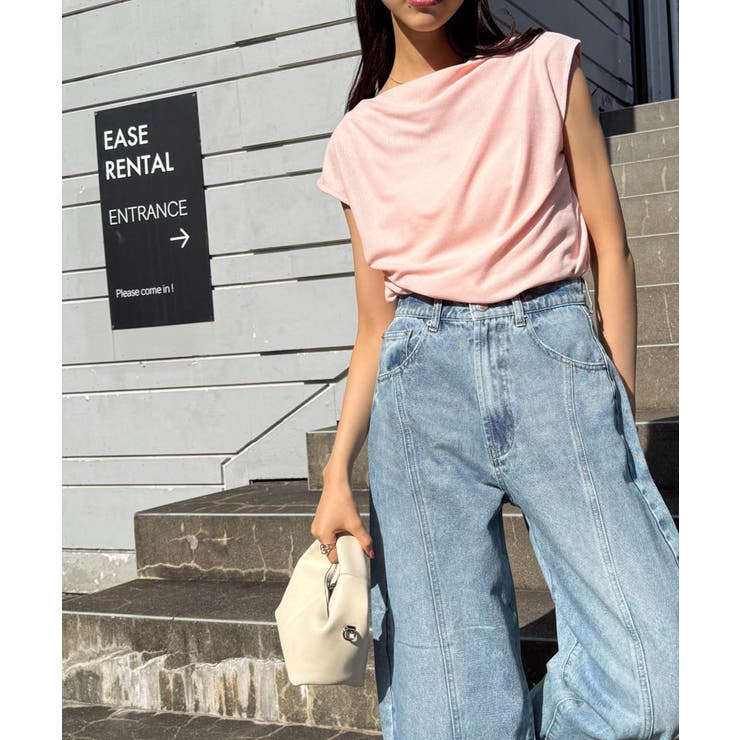 タックドレープフレンチスリーブTシャツ | RANAN | 詳細画像32 