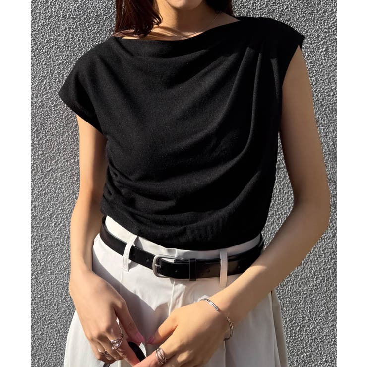 タックドレープフレンチスリーブTシャツ | RANAN | 詳細画像49 