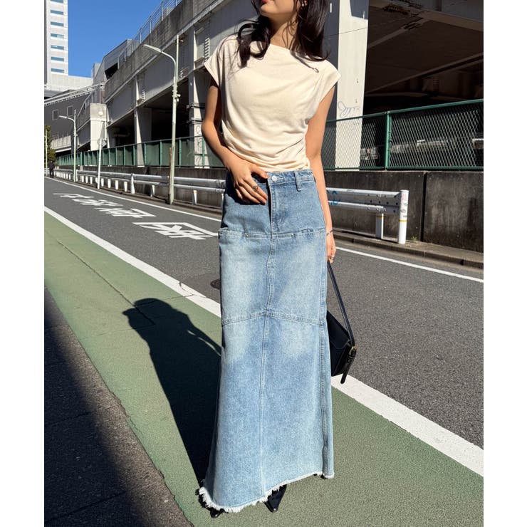 タックドレープフレンチスリーブTシャツ | RANAN | 詳細画像7 