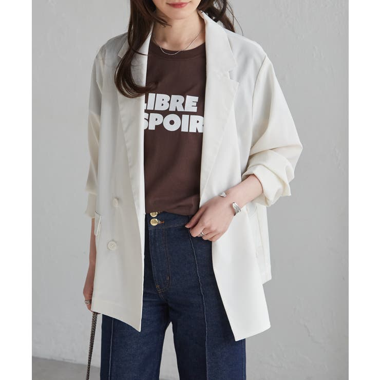 汗シミ防止 ロゴプリントTシャツ | RANAN | 詳細画像11 