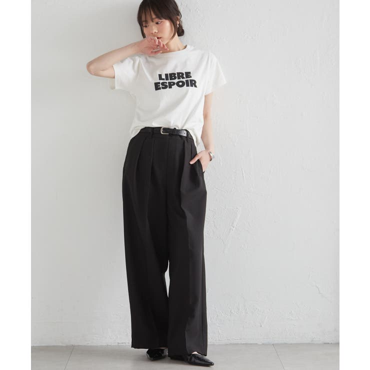 汗シミ防止 ロゴプリントTシャツ | RANAN | 詳細画像27 