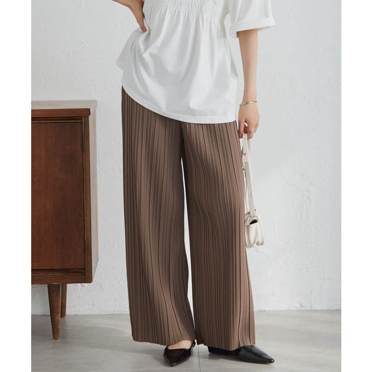 セミワイドプリーツイージーパンツ | RANAN | 詳細画像15 