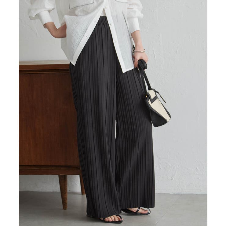 セミワイドプリーツイージーパンツ | RANAN | 詳細画像34 