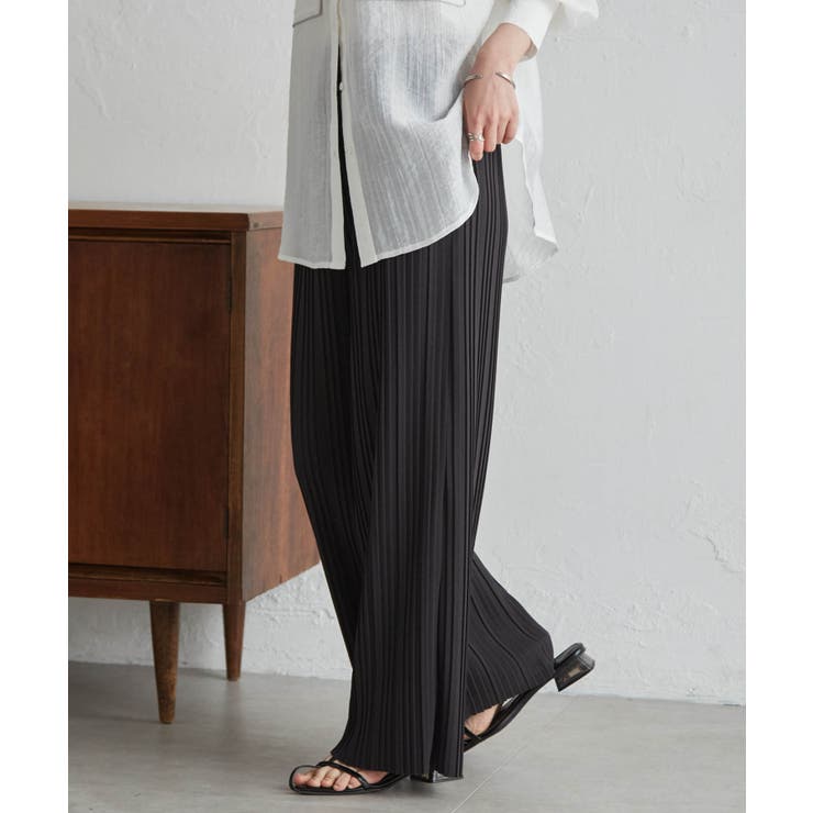 セミワイドプリーツイージーパンツ | RANAN | 詳細画像36 