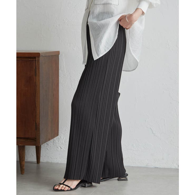 セミワイドプリーツイージーパンツ | RANAN | 詳細画像38 