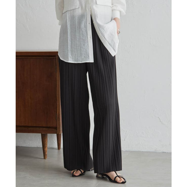 セミワイドプリーツイージーパンツ | RANAN | 詳細画像39 