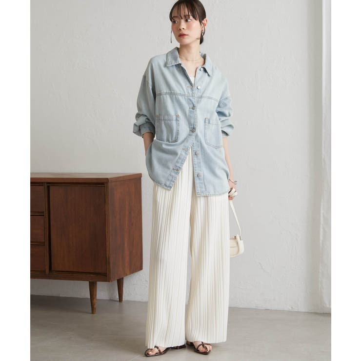 セミワイドプリーツイージーパンツ | RANAN | 詳細画像8 