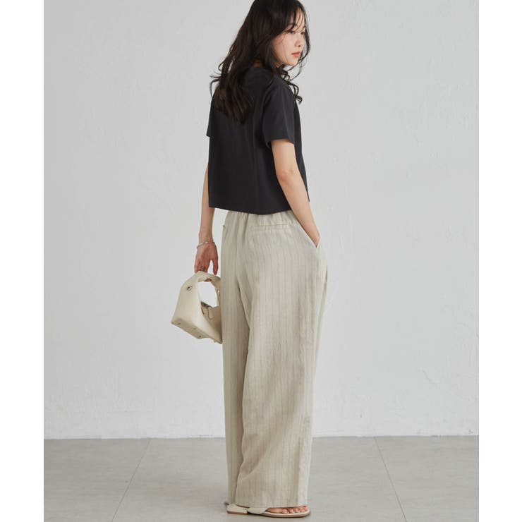 ダブルウエストシアーイージーパンツ | RANAN | 詳細画像10 