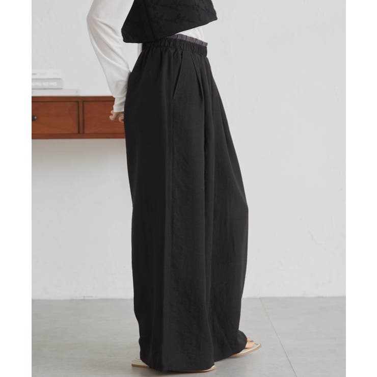 ダブルウエストシアーイージーパンツ | RANAN | 詳細画像14 