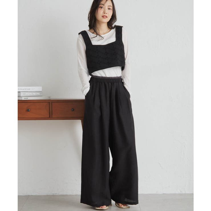 ダブルウエストシアーイージーパンツ | RANAN | 詳細画像17 