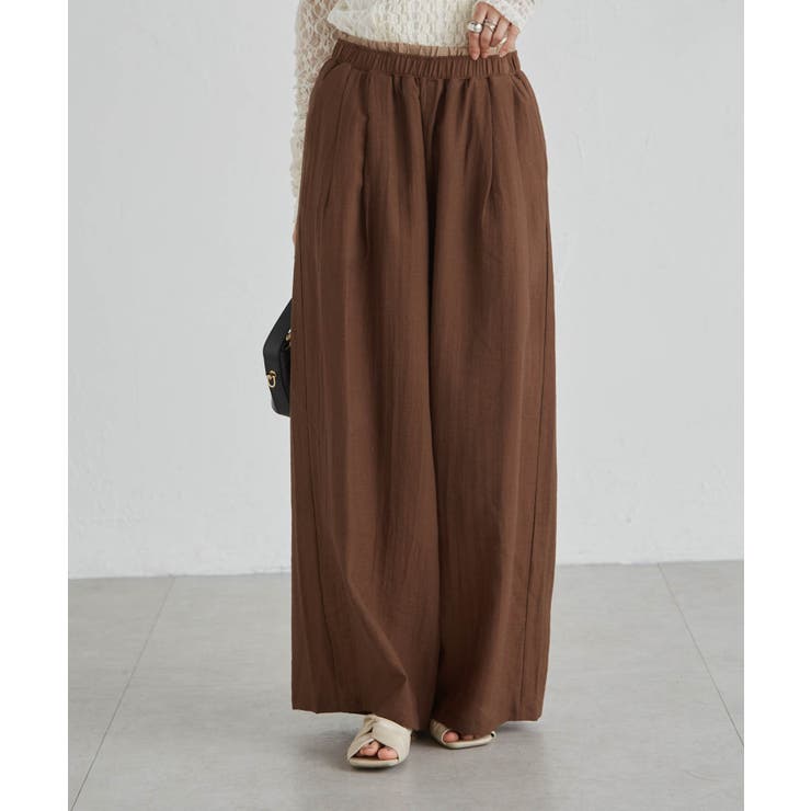 ダブルウエストシアーイージーパンツ | RANAN | 詳細画像19 