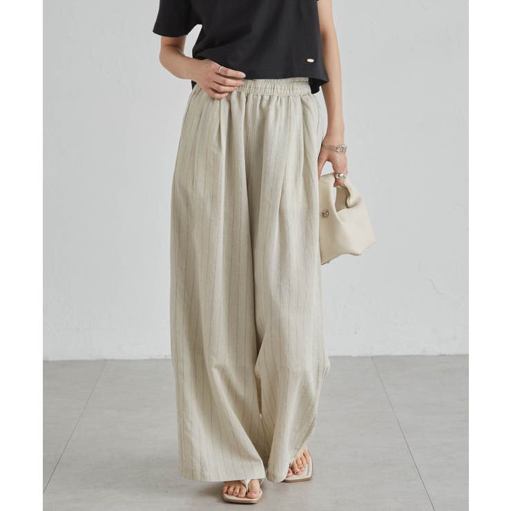 ダブルウエストシアーイージーパンツ | RANAN | 詳細画像2 