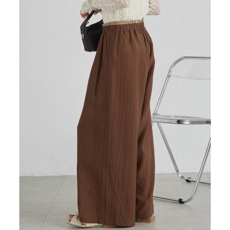 ダブルウエストシアーイージーパンツ | RANAN | 詳細画像20 