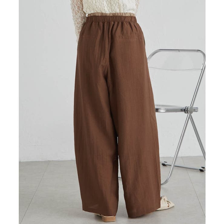 ダブルウエストシアーイージーパンツ | RANAN | 詳細画像21 