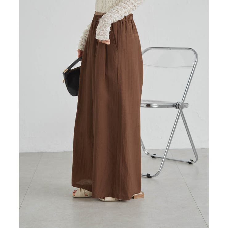 ダブルウエストシアーイージーパンツ | RANAN | 詳細画像24 